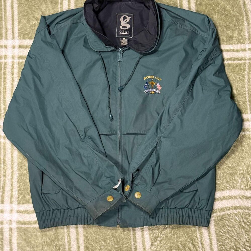 Vintage 90s Gear For Sports Ryder Cup Valderrama Windbreaker Jacket XL Retro Gor